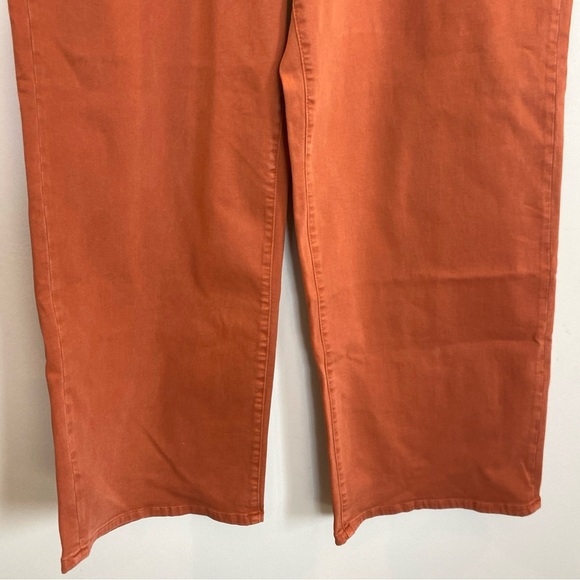 Mica Denim High Rise Wide Leg Pant Orange Size 20 - Picture 3 of 7